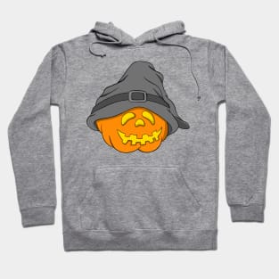 Slouchy Hat Halloween Pumpkin Grey Version Hoodie